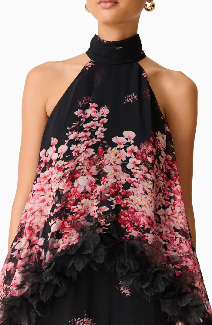 Tulsia Floral Georgette Gown | Nordstrom