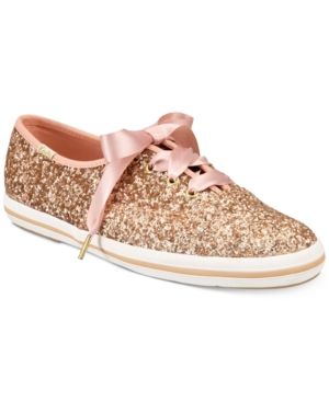 Keds for kate spade new york Glitter Lace-Up Sneakers | Macys (US)