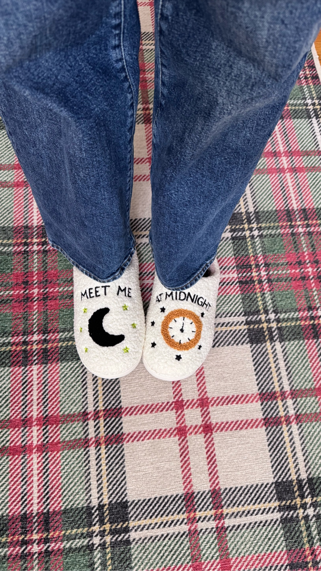 New year slippers 🕰️ 

#LTKSeasonal #LTKmomlife #LTKHoliday