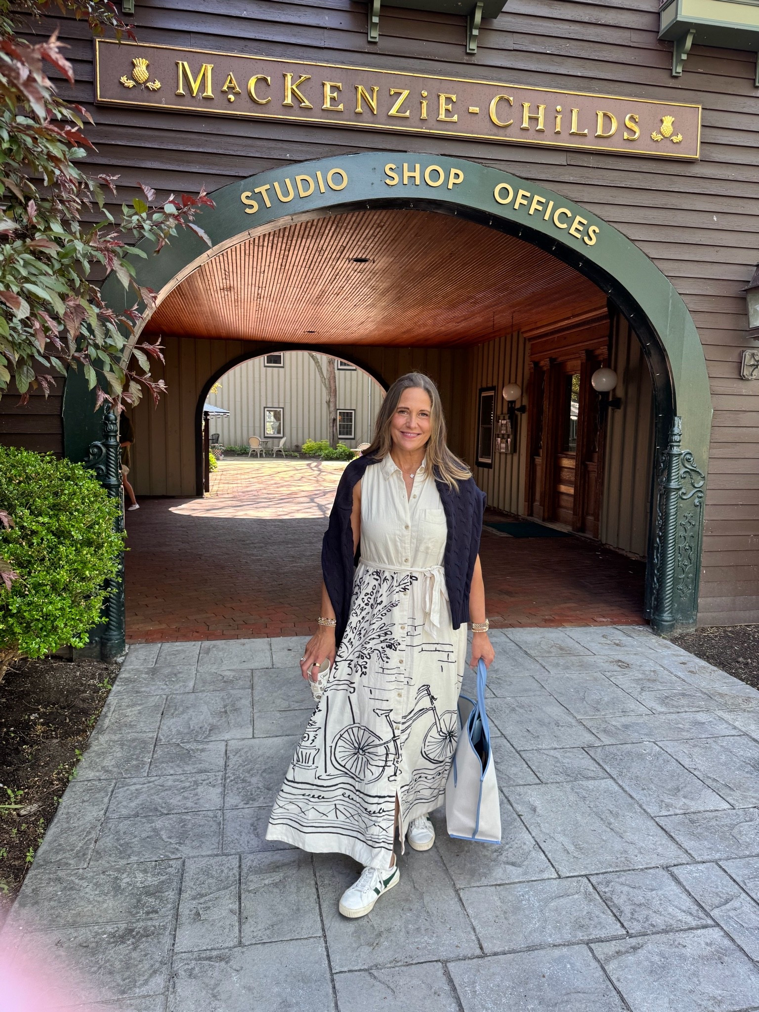 Can’t believe we are here! It’s so beautiful and we are loving every minute of being with the Mackenzie Childs team!

#LTKdayinmylife #LTKootd #LTKgrwm