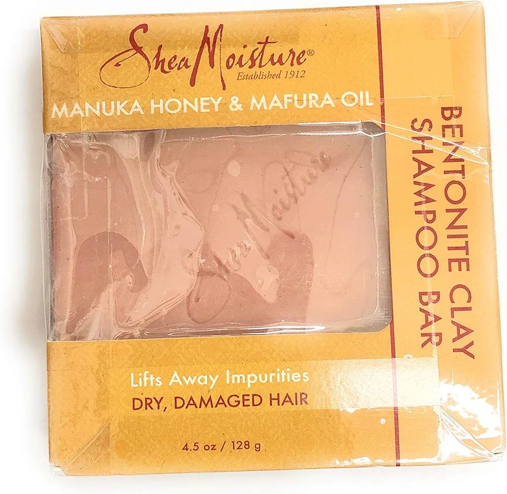SheaMoisture Manuka Honey & Mafura Oil Clay Shampoo Bar, 4.5 Ounce | Amazon (US)