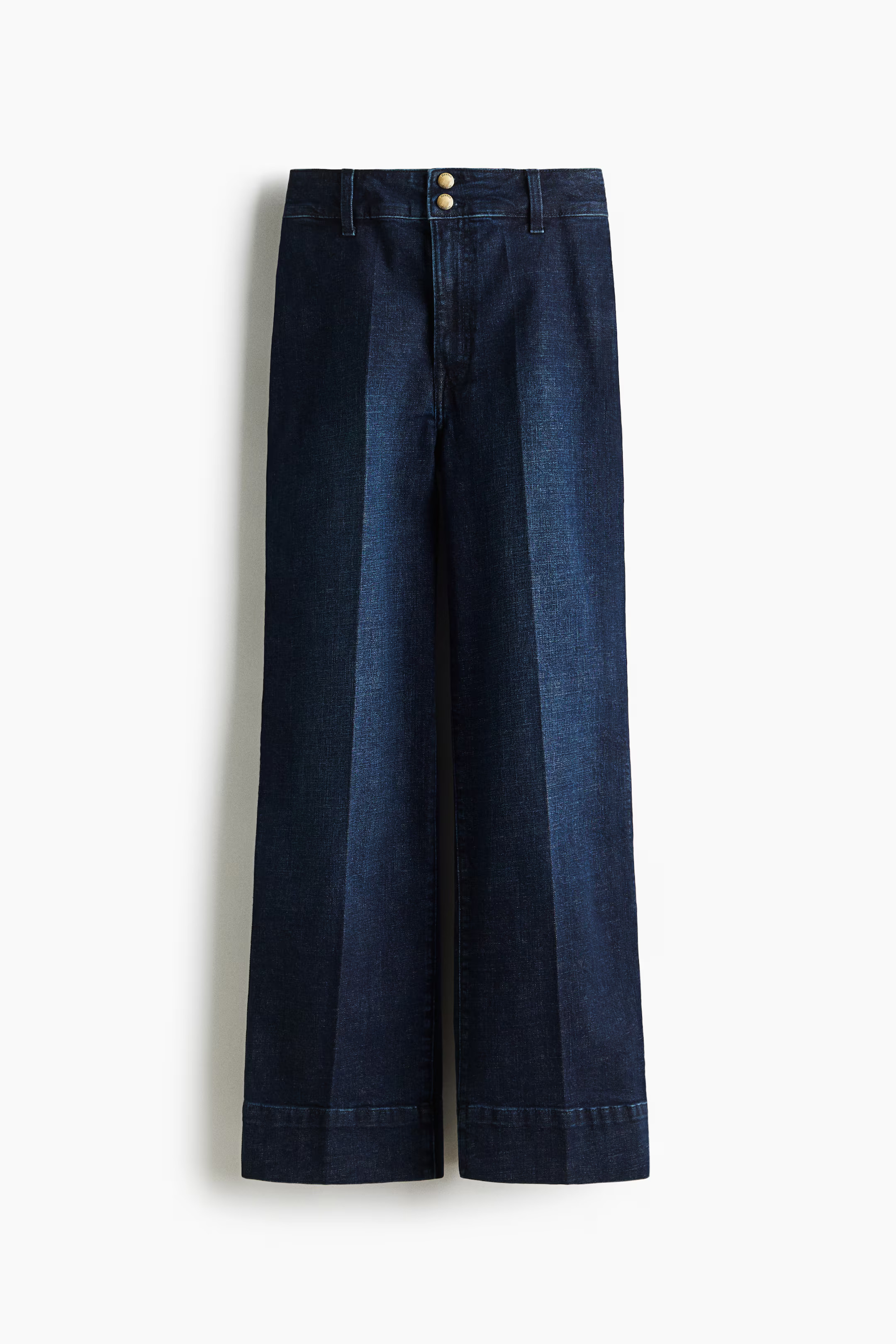 Wide High Jeans - Dark denim blue - Ladies | H&M US | H&M (US + CA)