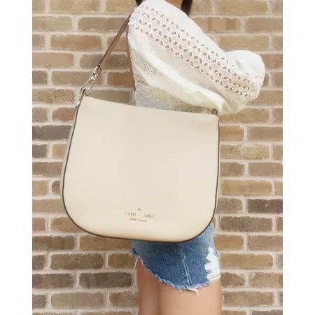 Kate Spade New York Lexy Large Hobo Tote Shoulder Bag Light Sand Tan | Walmart (US)