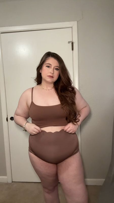 #ad #baobeibody @baobeibody
Postpartum bodies are different on everyone. To help with the transition into motherhood and making the recovery easier these nursing bralettes and bloomers are so comforting. The bloomers are compressed and make me feel secure and the bralette is easy to access!

#LTKBaby #LTKBump #LTKMidsize