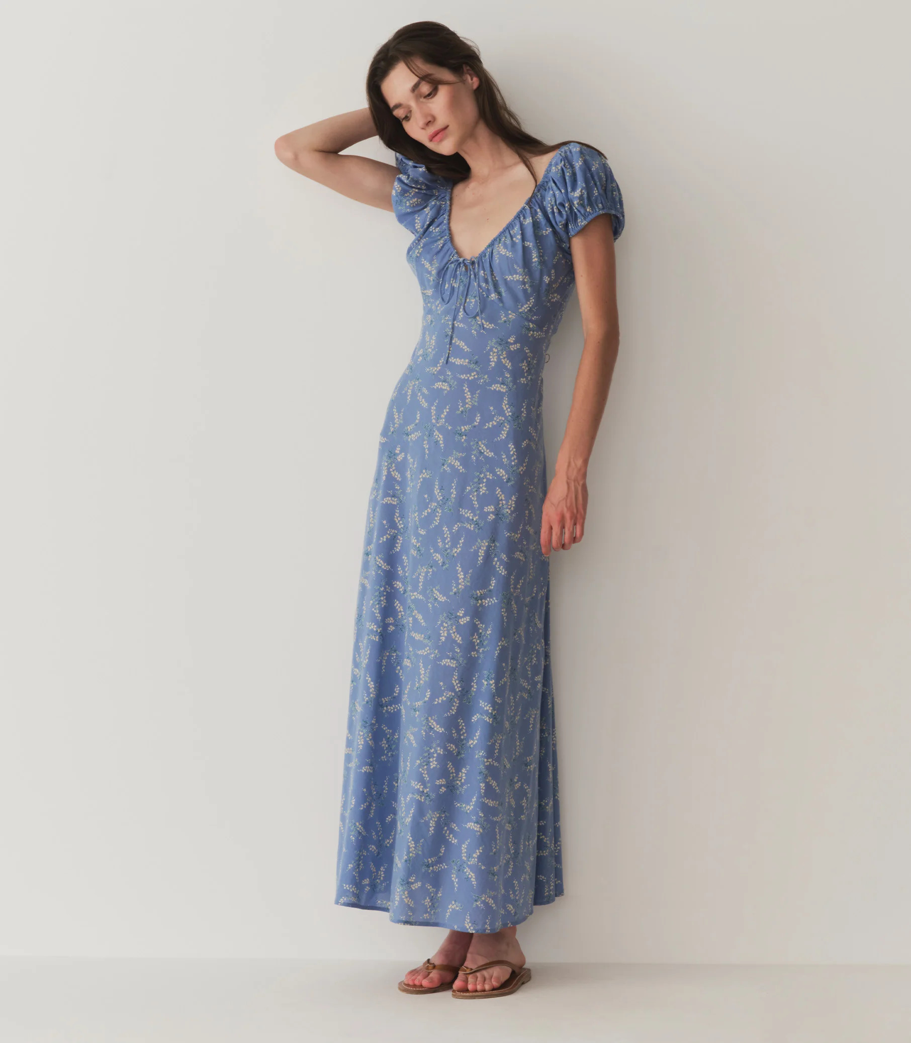 Sofia Dress - Lapis Bluebell Ballad | DÔEN | DOEN