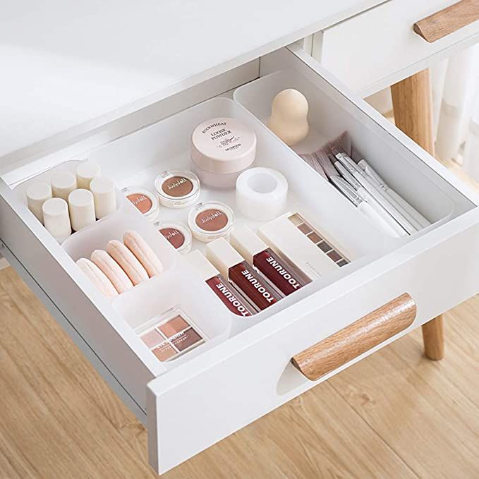 Poeland Drawer Organizer Tray Storage Box for Bedroom Dresser Bathroom Kitchen | Amazon (UK)