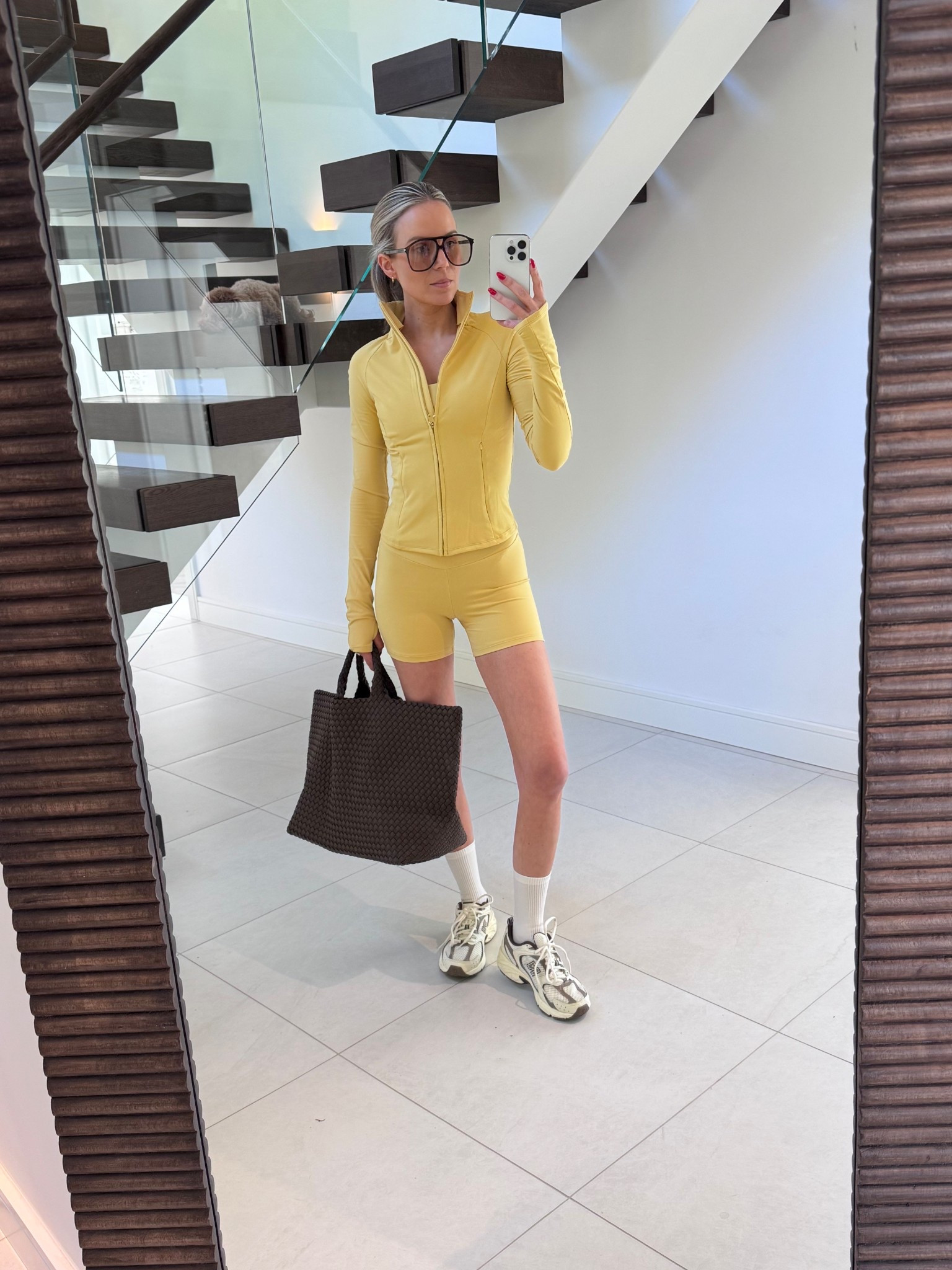 Gym look- jacket and leggings wearing a size S and bralet in a size S

#LTKsummer #LTKfitness #LTKspring