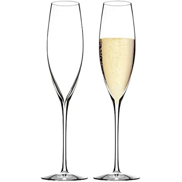 Waterford Elegance Optic Classic Champagne Flute Set | Amazon (US)