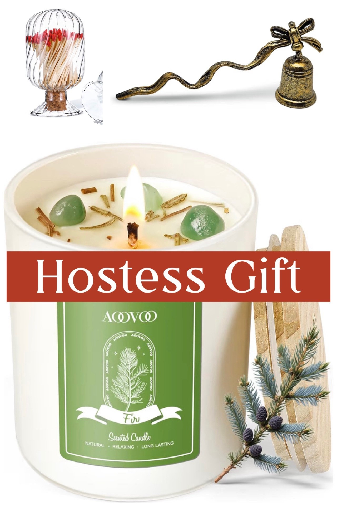 Easy Hostess Gift Idea Everyone Loves 🎁🕯️

An effortless hostess gift that feels thoughtful, cozy, and elevated. This fir-scented candle smells like a fresh winter forest and comes beautifully packaged, making it perfect for holiday dinners, girls’ nights, or last-minute gifting. Paired with a vintage-style candle snuffer and a glass matches cloche, it instantly feels curated and special without being over the top. I love gifts that are useful and pretty, and this little set checks all the boxes for entertaining season, Christmas hosting, or anytime you want to show up with something polished but easy.

hostess gift idea, candle gift set, holiday hostess gift, Christmas hostess gift, candle accessories, candle snuffer, glass matches jar, cozy home gift, winter candle, entertaining essentials, affordable hostess gift, Amazon hostess gift, thoughtful hostess present

#LTKHome #LTKGiftGuide #LTKHoliday