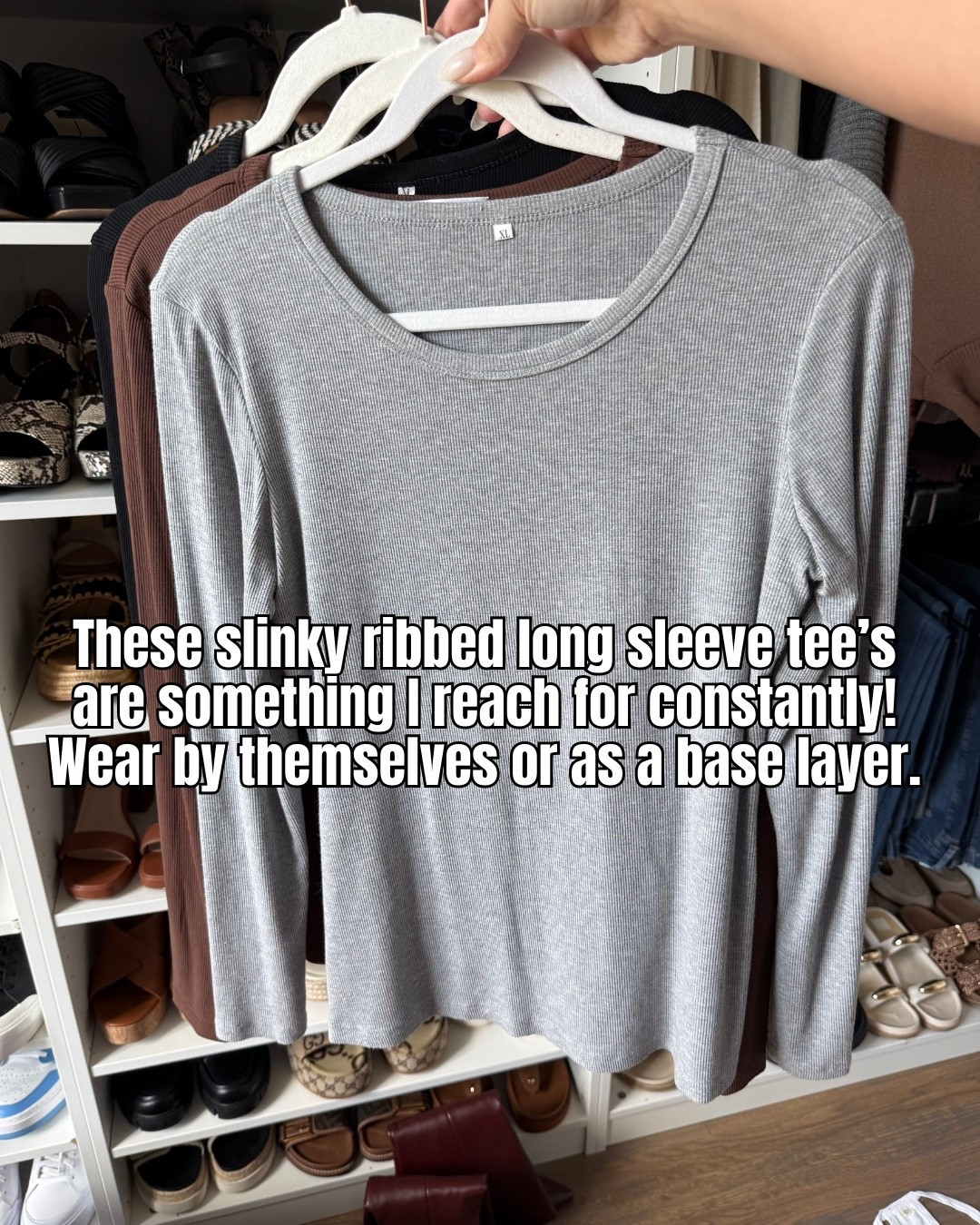 Staple ribbed layering tees 

#LTKmomlife #LTKdayinmylife #LTKgrwm