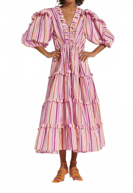 Theresa Dress In Multi | Shop Simon