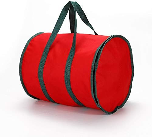 Vinsani Christmas Wrapping Decoration Fabric Storage Bag Red 38 x 32 x 32 cm | Amazon (UK)