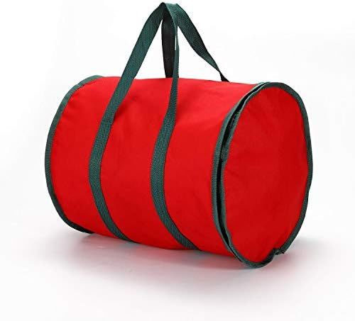 Vinsani Christmas Wrapping Decoration Fabric Storage Bag Red 38 x 32 x 32 cm | Amazon (UK)