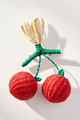 Mercedes Salazar Cherry Brooch | Anthropologie (US)