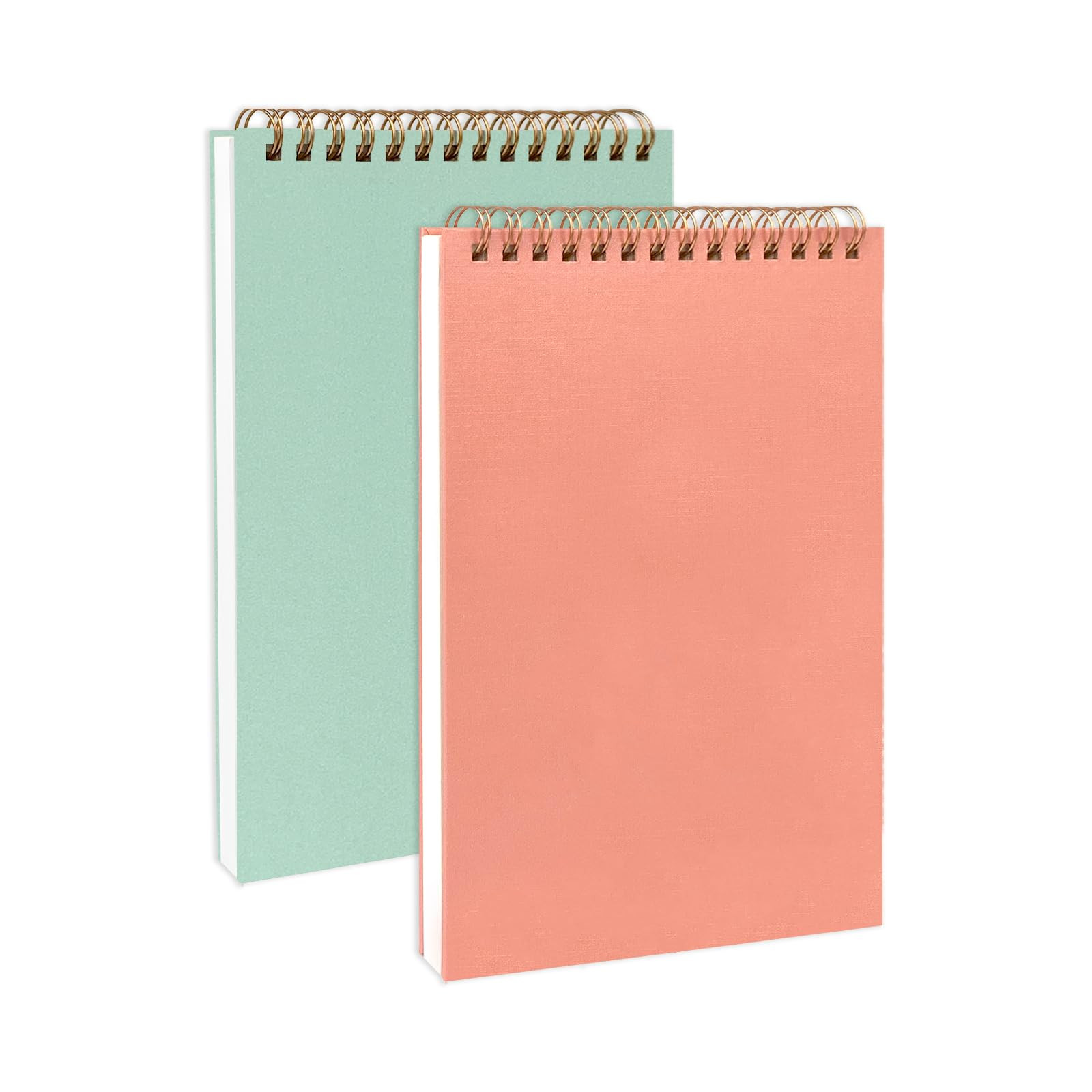 Upright Sketch Coil Notebooks, 2-Pack (Pink & Green), 7.5 x 5.1 Inches, Hardcover with 1150GSM Ca... | Amazon (US)