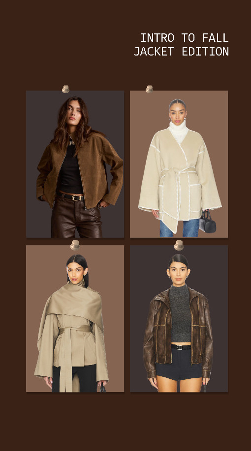 Fall jacket inspo!! Never too early to start building your fall wardrobe.  

 #LTKootd