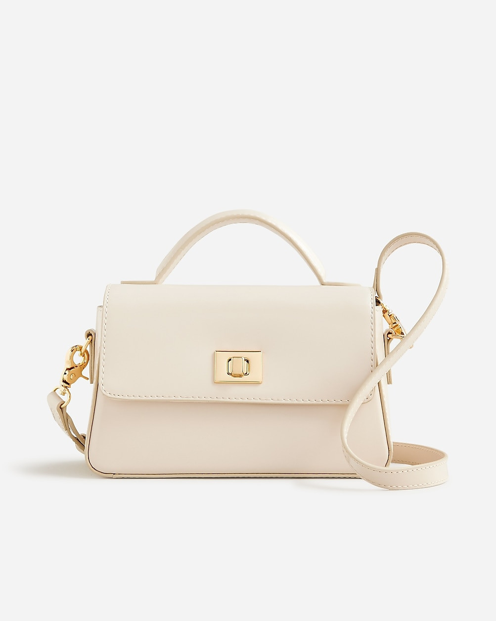 Small Edie top-handle bag in Italian leather | J. Crew US