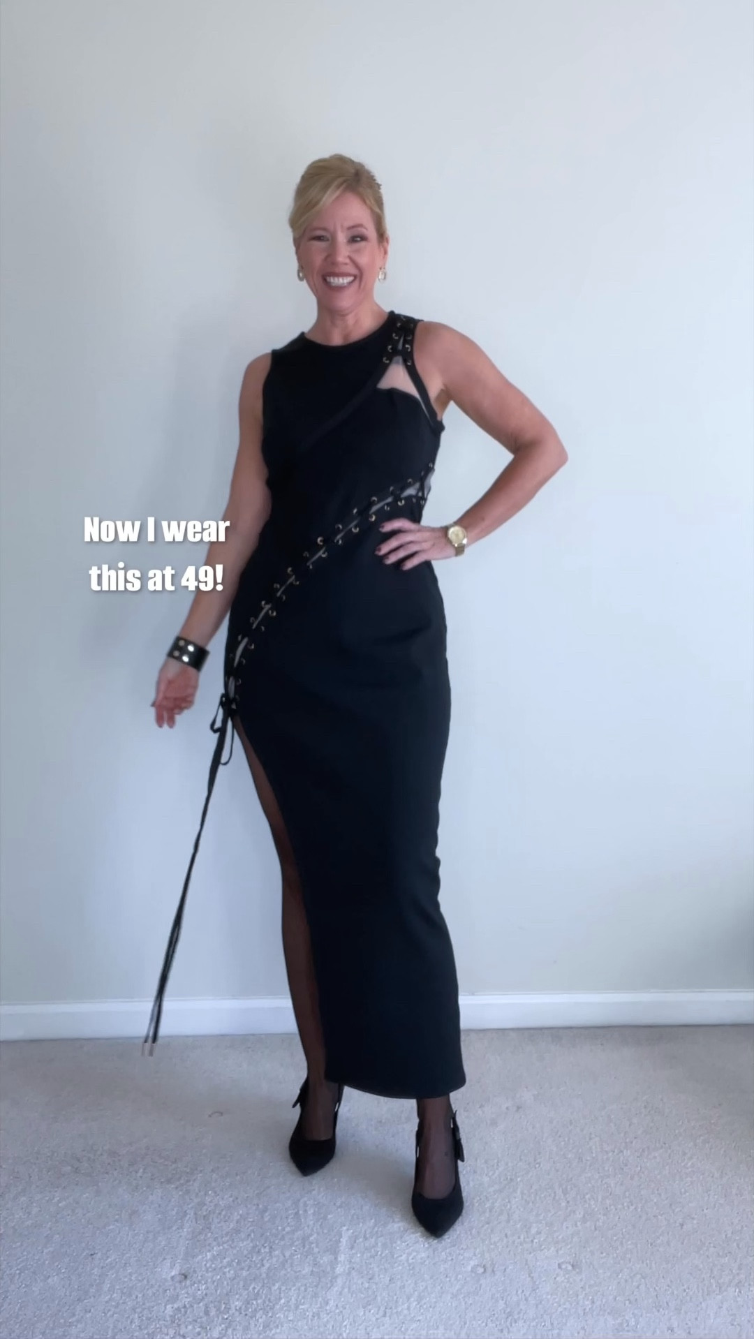 This dress reminds me so much on that black iconic dress Liz Hurley wore 1994 with the safety pins- remember that? The best dresses for special occasions are definitely by @bellabarnett.official They have such amazing special dresses!

FYI: I’m 5’7”. I usually wear an M, but I sized up here to a L because it runs small!  I would definitely recommend to size up!

Get $15 off using my code: SNUE15 

#bellabarnett #BBgals #affordableluxury

#LTKgrwm #LTKOver40 #LTKHoliday