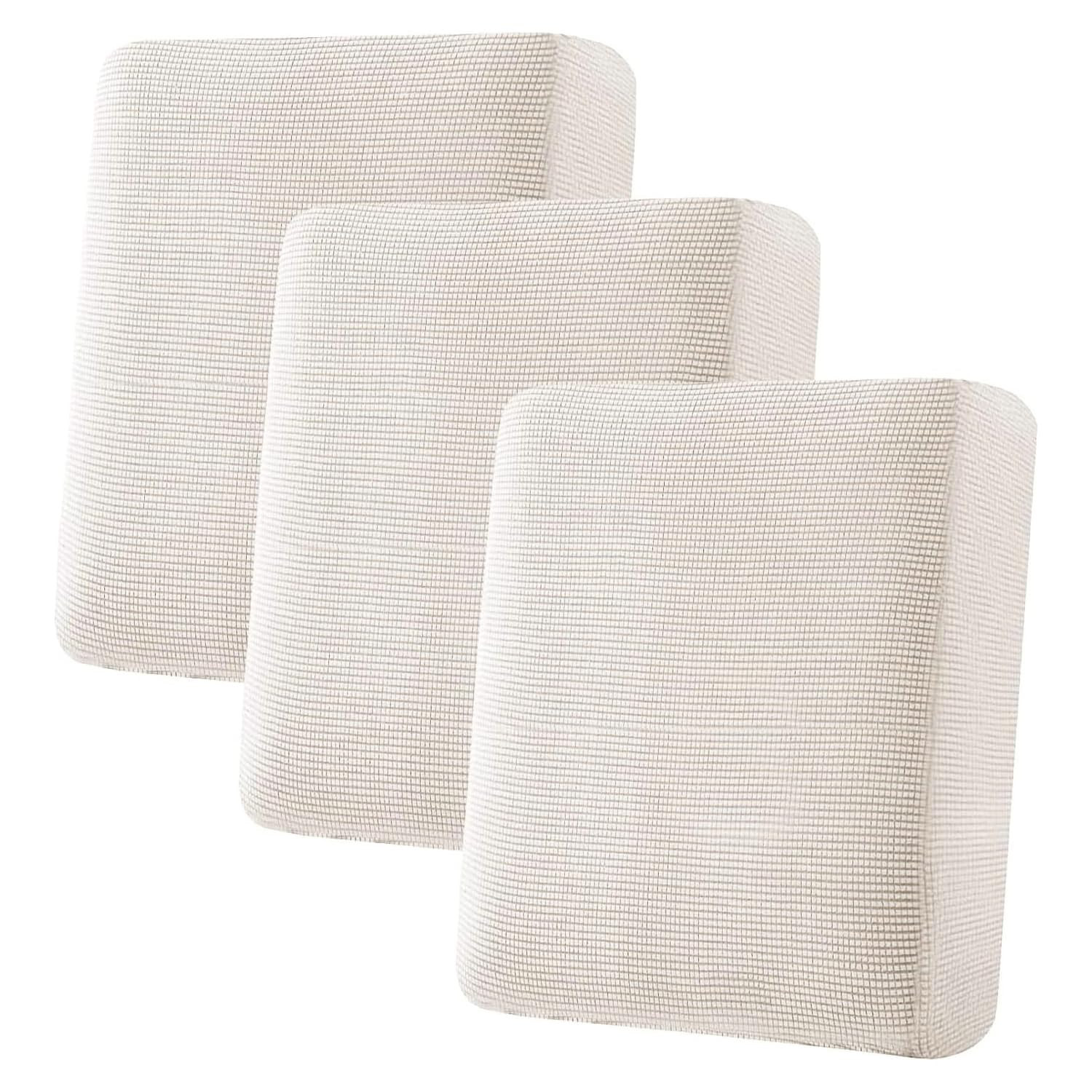 H.VERSAILTEX Super Stretch Individual Seat Cushion Covers - Sofa & Couch Cushion Slipcover Sets -... | Amazon (US)