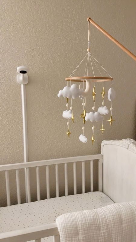 Baby boy room decor, nursery design, crib mobile, baby monitor, Nanit



#LTKbaby