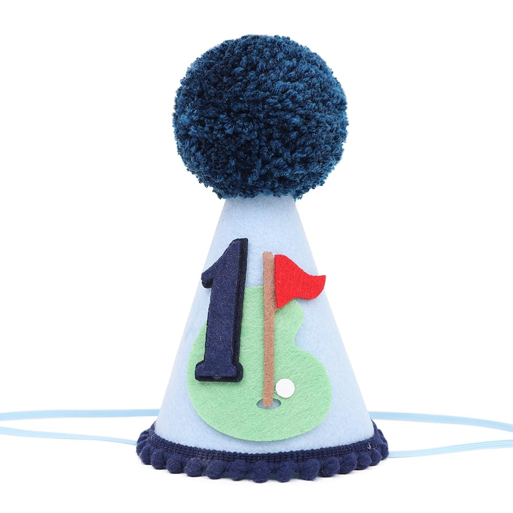 Golf 1st Birthday Hat for Boys - Hole in One 1st Birthday Crown, Golf First Birthday Decoration, ... | Amazon (US)