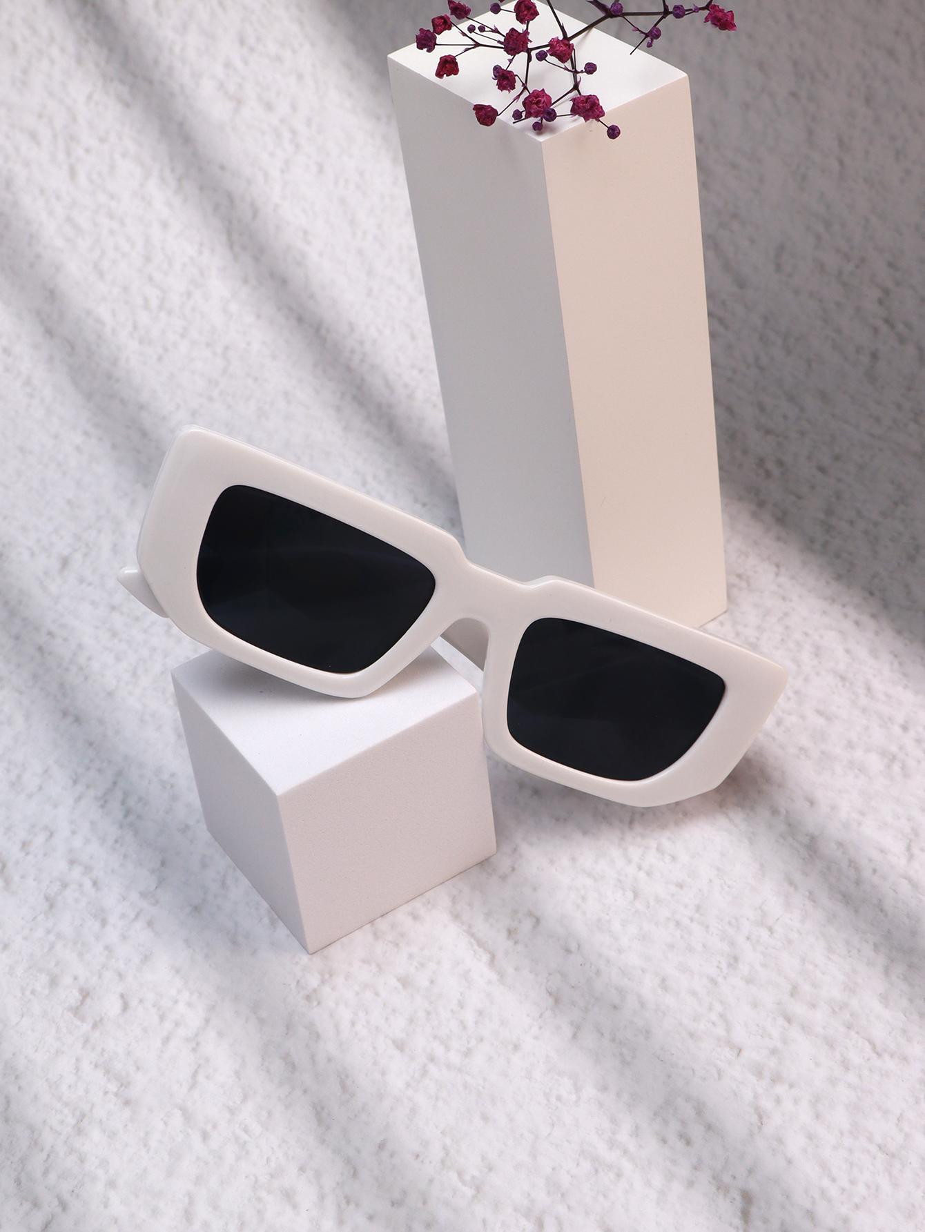 Geo Frame Fashion Glasses | SHEIN
