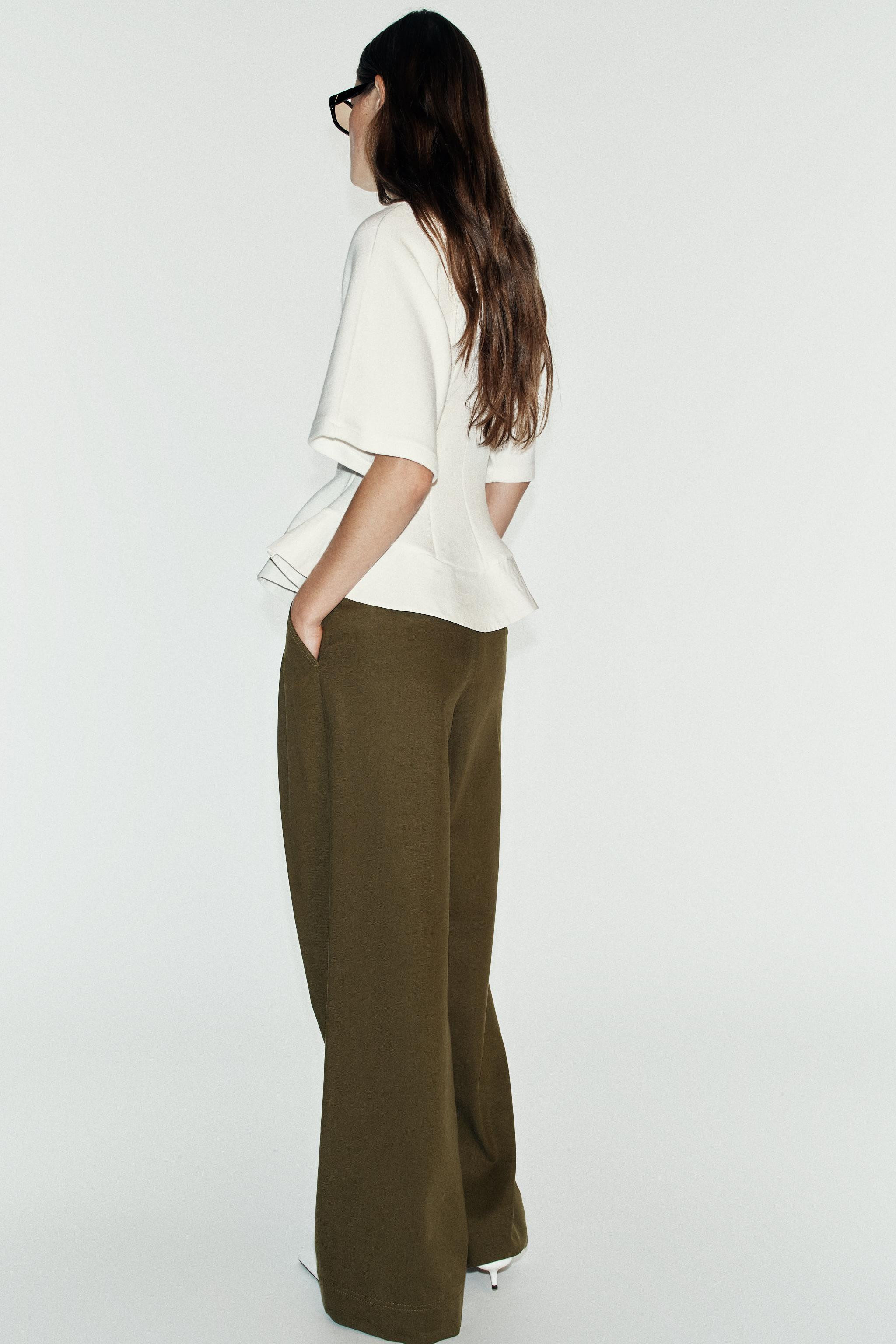SOFT PEPLUM TOP | Zara US