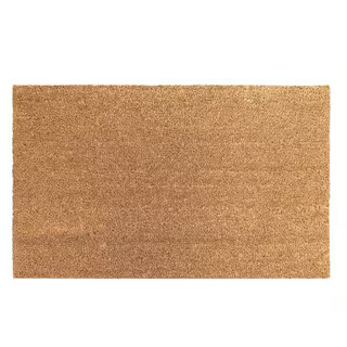 TrafficMaster Beige Natural 18 in. x 30 in. Coir Non-Slip Indoor Outdoor Door Mat 20815-1 - The H... | The Home Depot