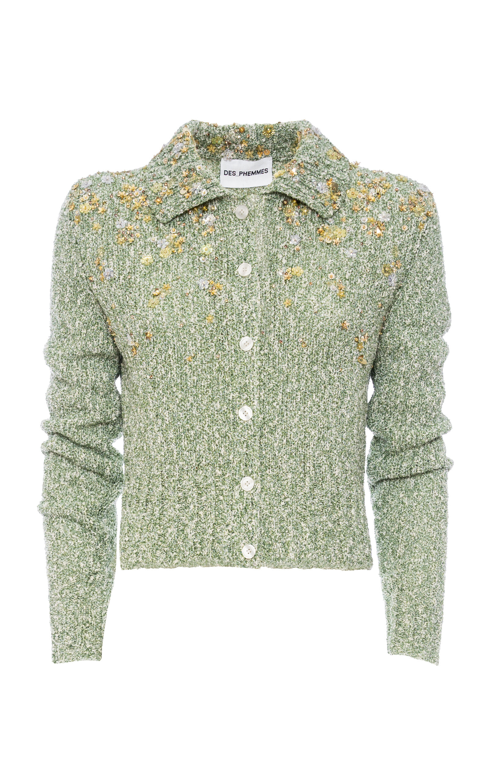 Beaded Boucle Cardigan | Moda Operandi (Global)