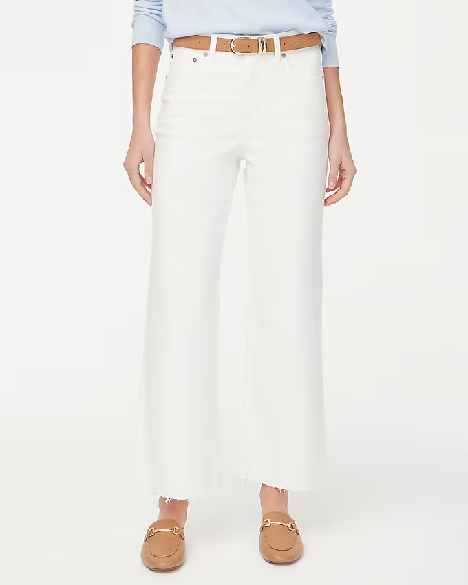 Wide-leg crop jean in all-day stretch | J.Crew Factory