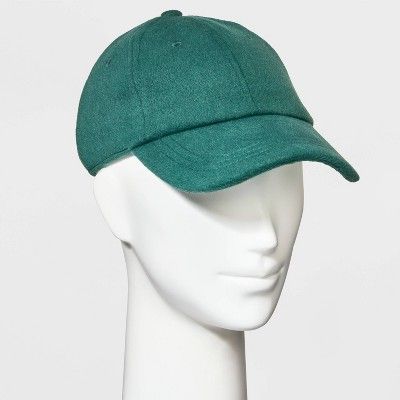 Women&#39;s Felt Baseball Hat - A New Day&#8482; Dark Green | Target