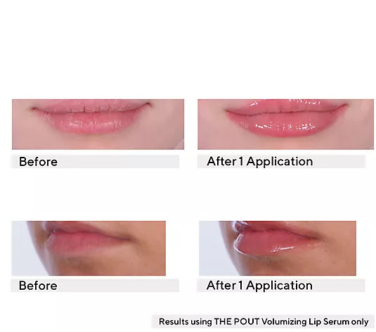 BeautyBio The Pout Sparkling Rose Lip Serum Duo | QVC