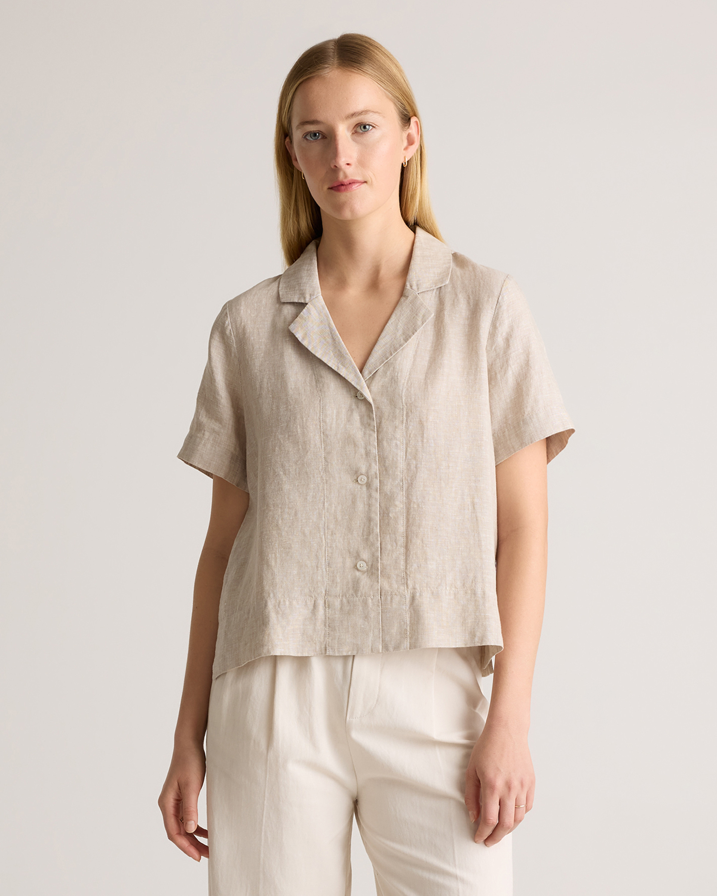 100% European Linen Short Sleeve Shirt | Quince