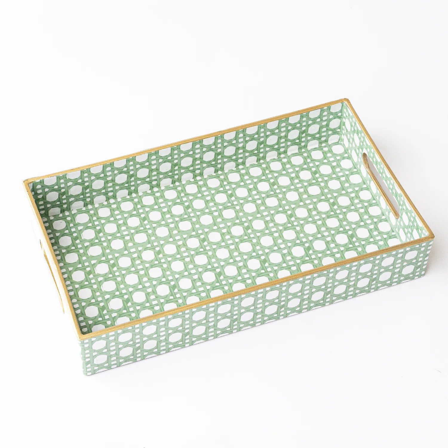 Green Cane Vanity Tray | Wayfair North America