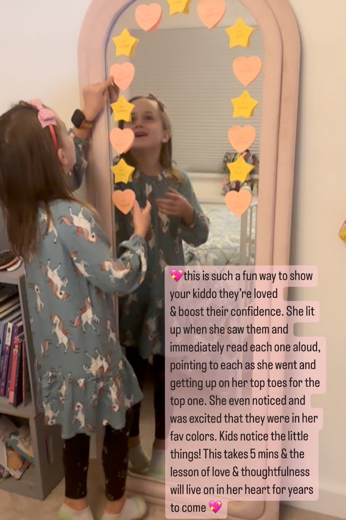 💖Here’s a fun way to make a little magic moment for your kiddo this week… 

🪞 a Post-it note affirmation mirror inspired by one of her favorite books “What Should Darla Do”. 

🫶my daughter loves to write me notes and create art for me at random so I thought I would surprise her at the end of a gloomy week with some affirmations on her favorite shapes 💓 ⭐️ and colors.

🫶everything is linked below with love … boy took & gender neutral options included 🩵

#LTKKids #LTKFamily #LTKHome