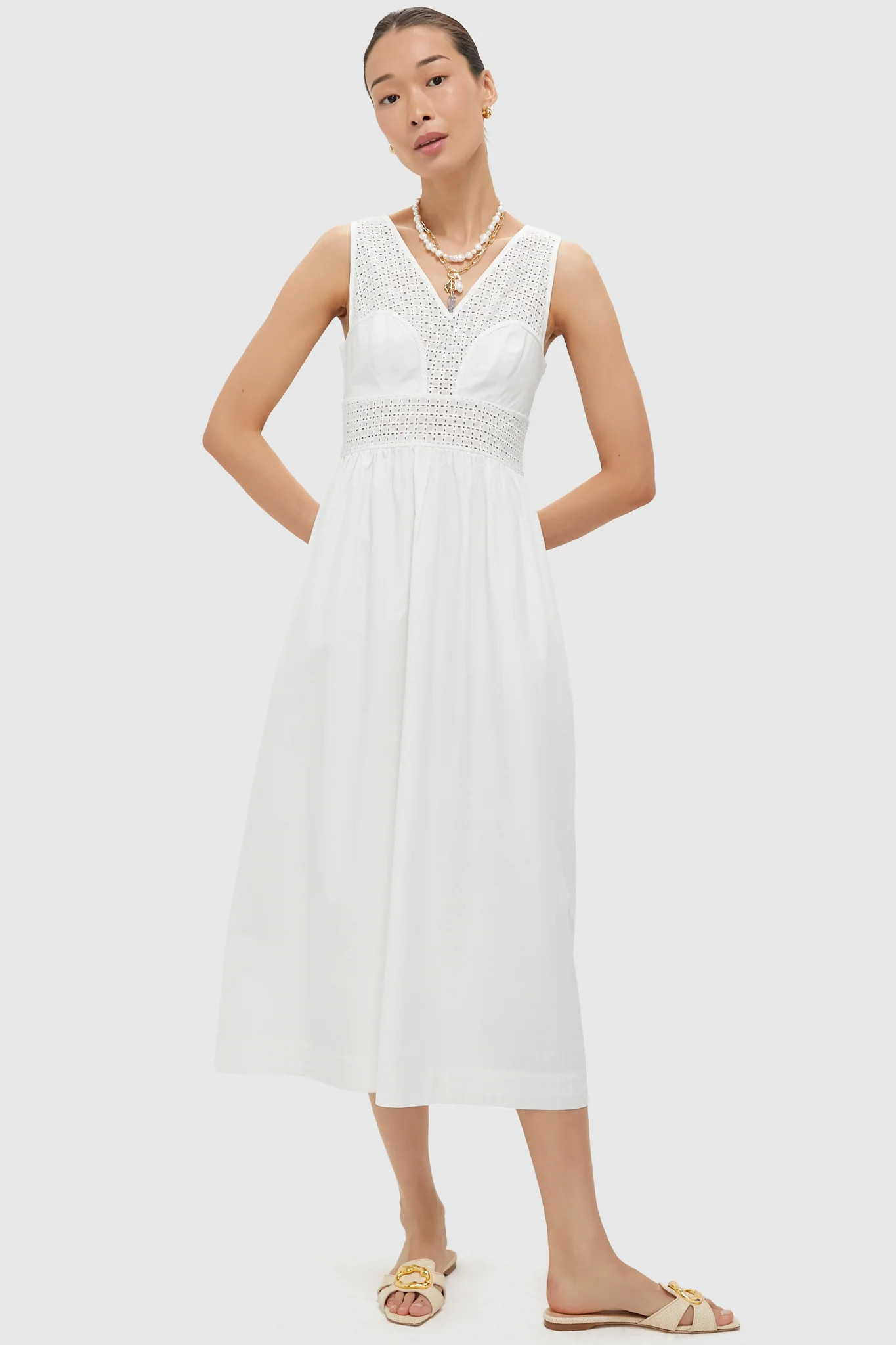 White Lace Marianne Dress | Tuckernuck (US)