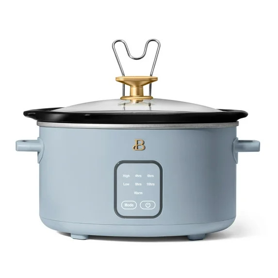 Beautiful 4Qt Slow Cooker with Touch-Activated Display, Cornflower Blue by Drew Barrymore - Walma... | Walmart (US)