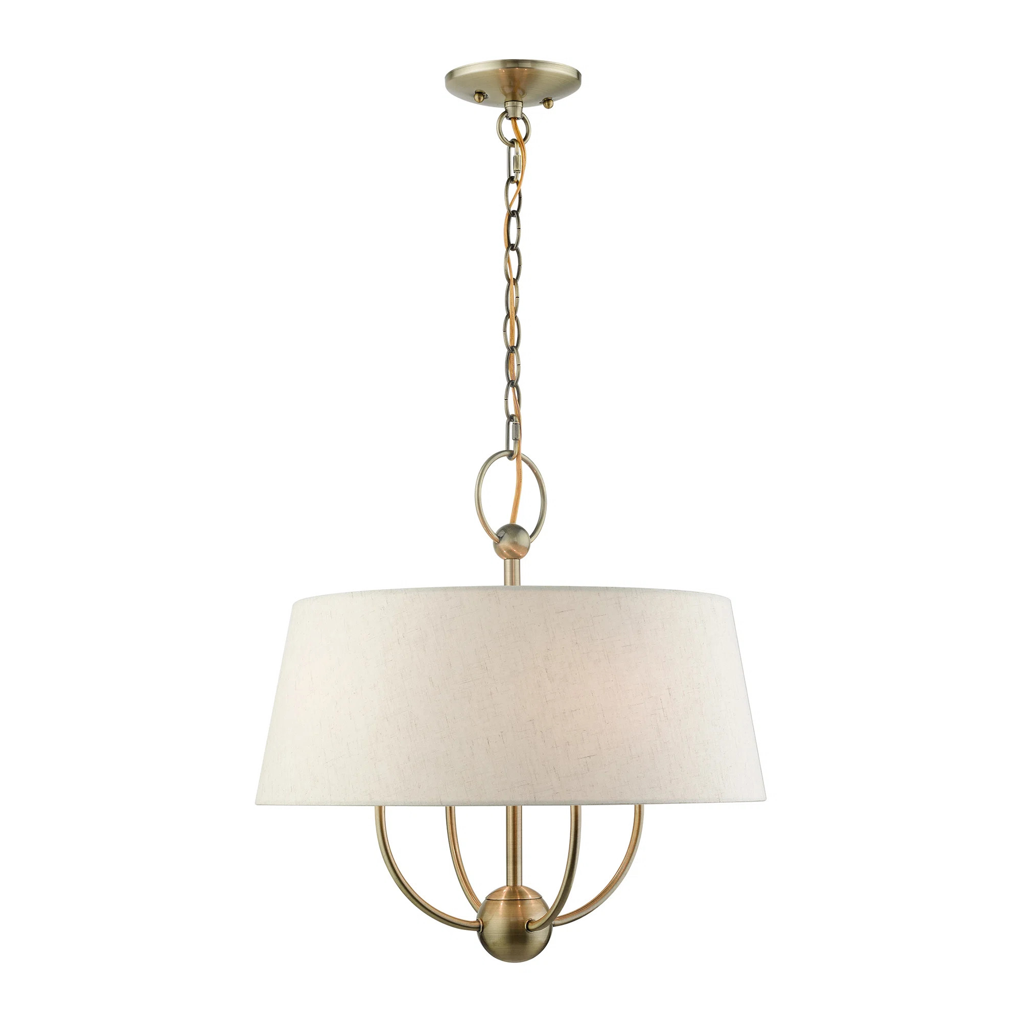 Desra 4 - Light Shaded Drum Pendant | Joss & Main