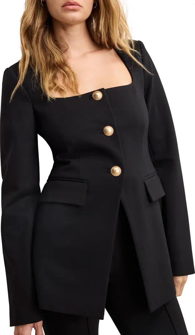 Good American Stretch Ponte Sculpt Blazer | Nordstrom | Nordstrom