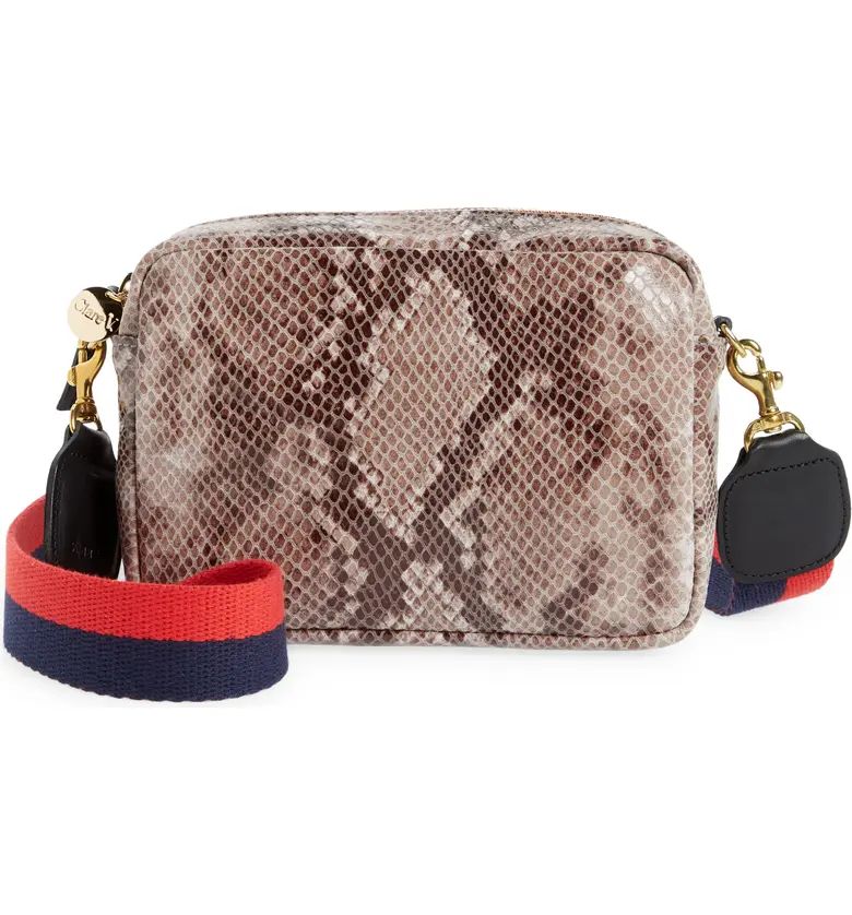 Midi Sac Croc Print Leather Crossbody Bag | Nordstrom