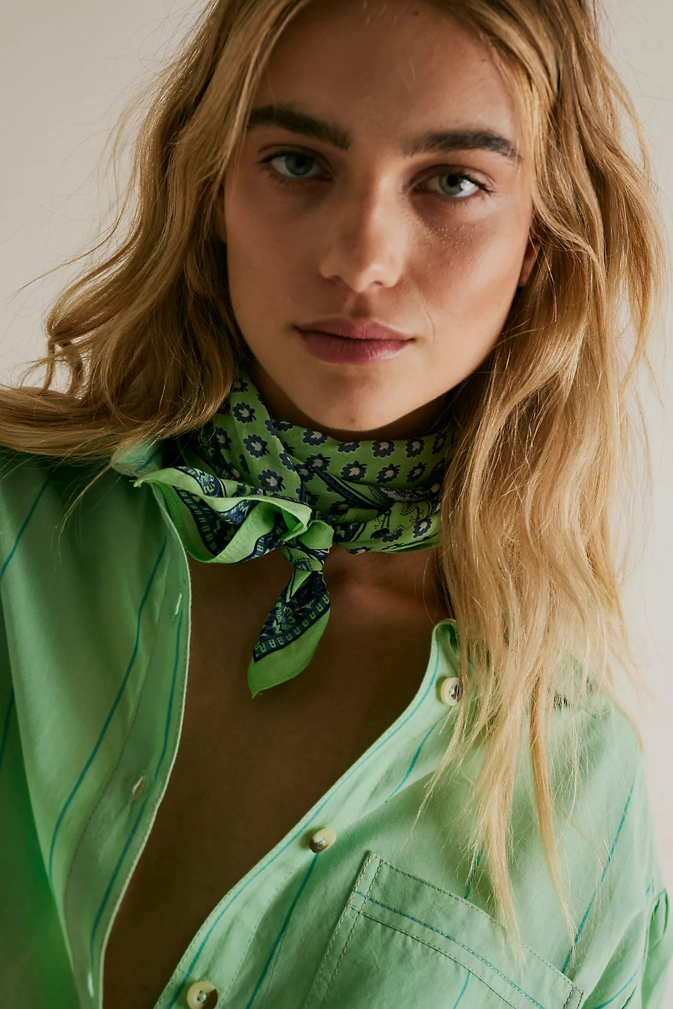 Lotus Paisley Print Bandana | Free People (Global - UK&FR Excluded)