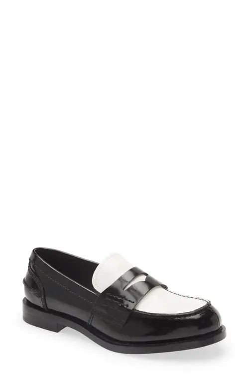 Jeffrey Campbell Colleague Loafer in Black/White at Nordstrom, Size 6 | Nordstrom