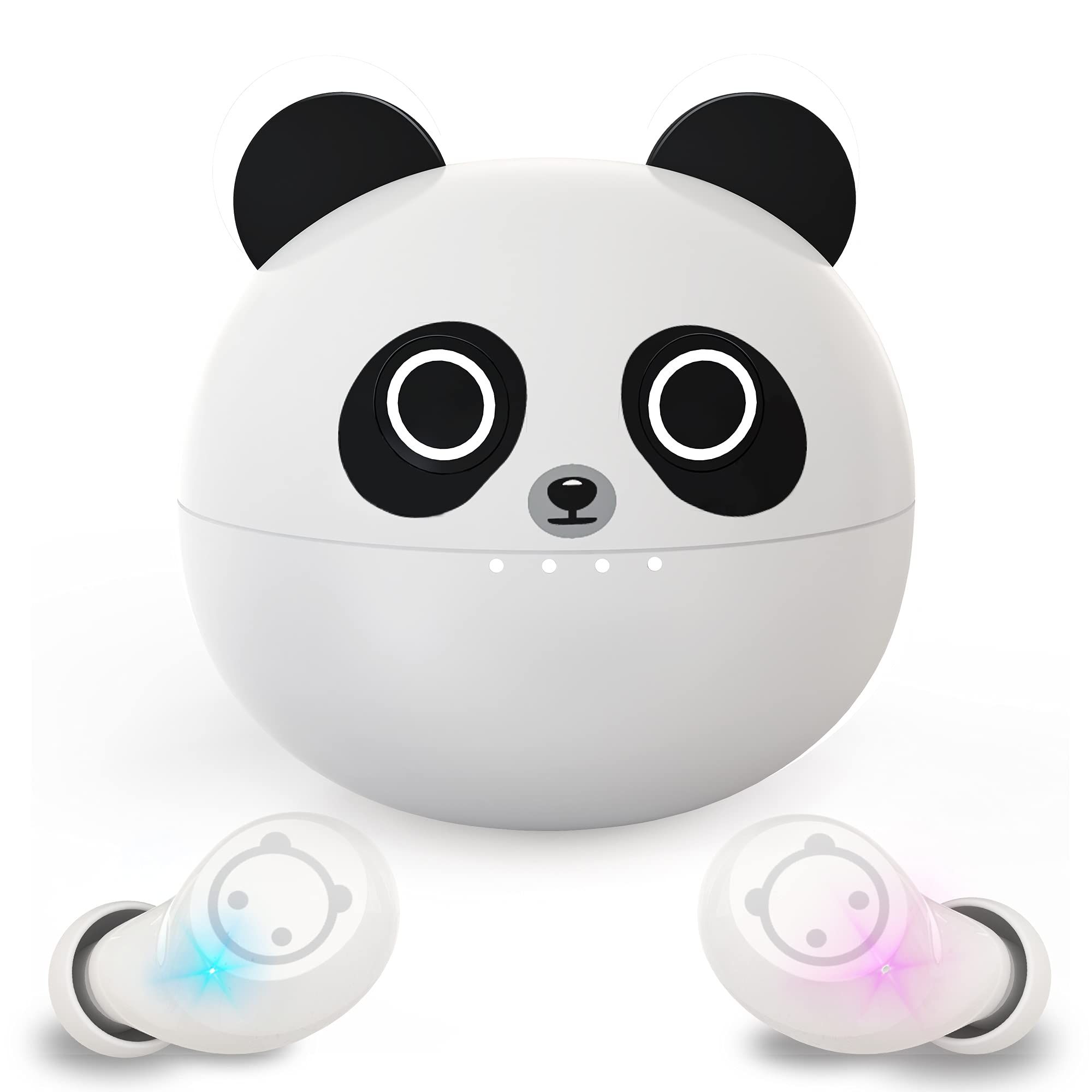 Kids Wireless Earbuds,Bluetooth 5.0 in Ear Headphones with Dual Mic Cute Panda Design HiFi Stereo Li | Amazon (UK)