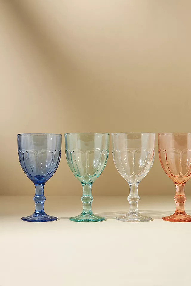 Louise Wine Glasses, Set of 4 | Anthropologie (US)