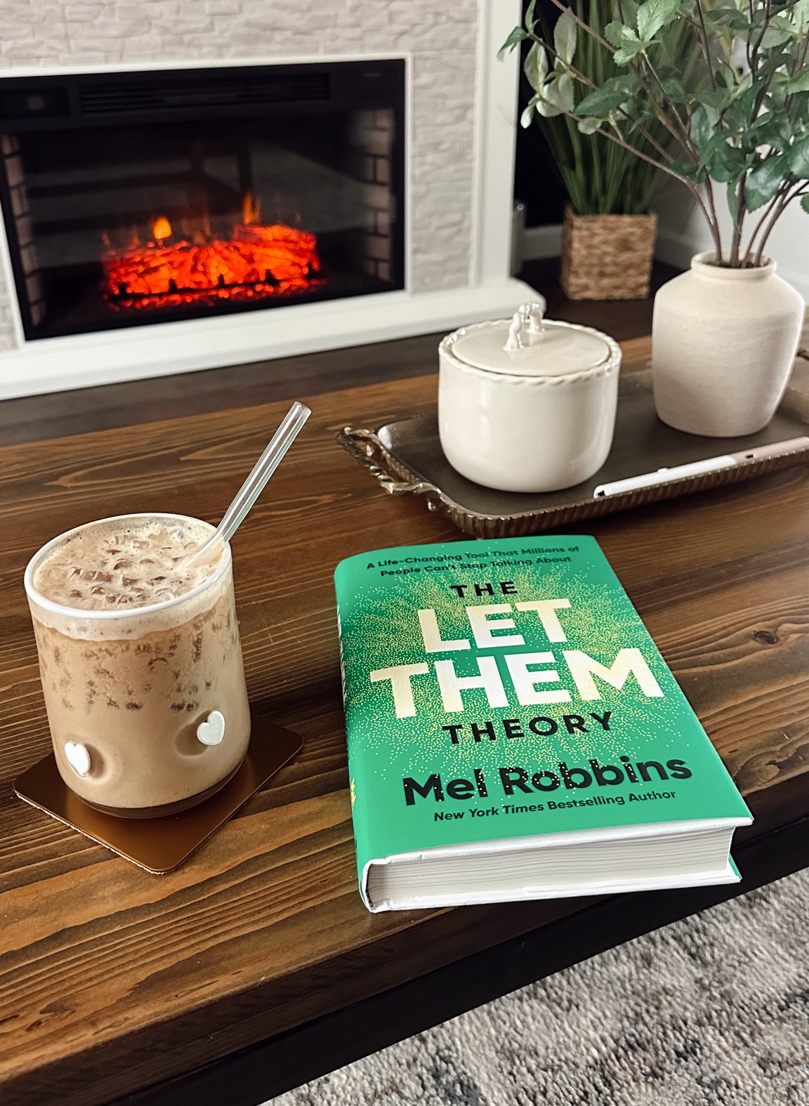 Slow mornings with coffee in my Anthropologie Icon Juice Glass ☕ and The Let Them Theory by Mel Robbins 📖✨ This book is a must-read if you’re ready to embrace peace and let go of what doesn’t serve you. 

#LTKFindsUnder50 #LTKHome #LTKGiftGuide