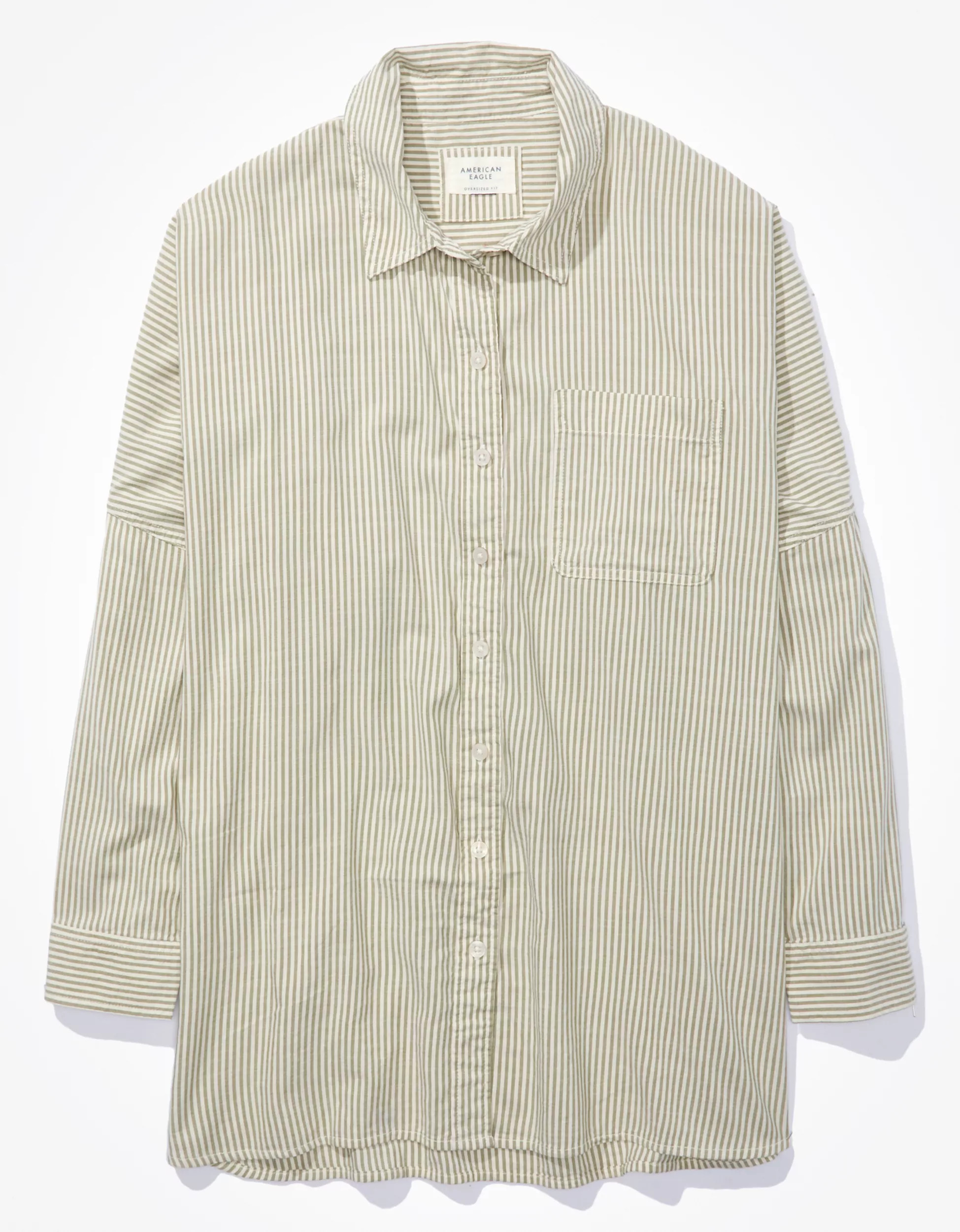 AE Go Big Oversized Shirt | American Eagle Outfitters (US & CA)