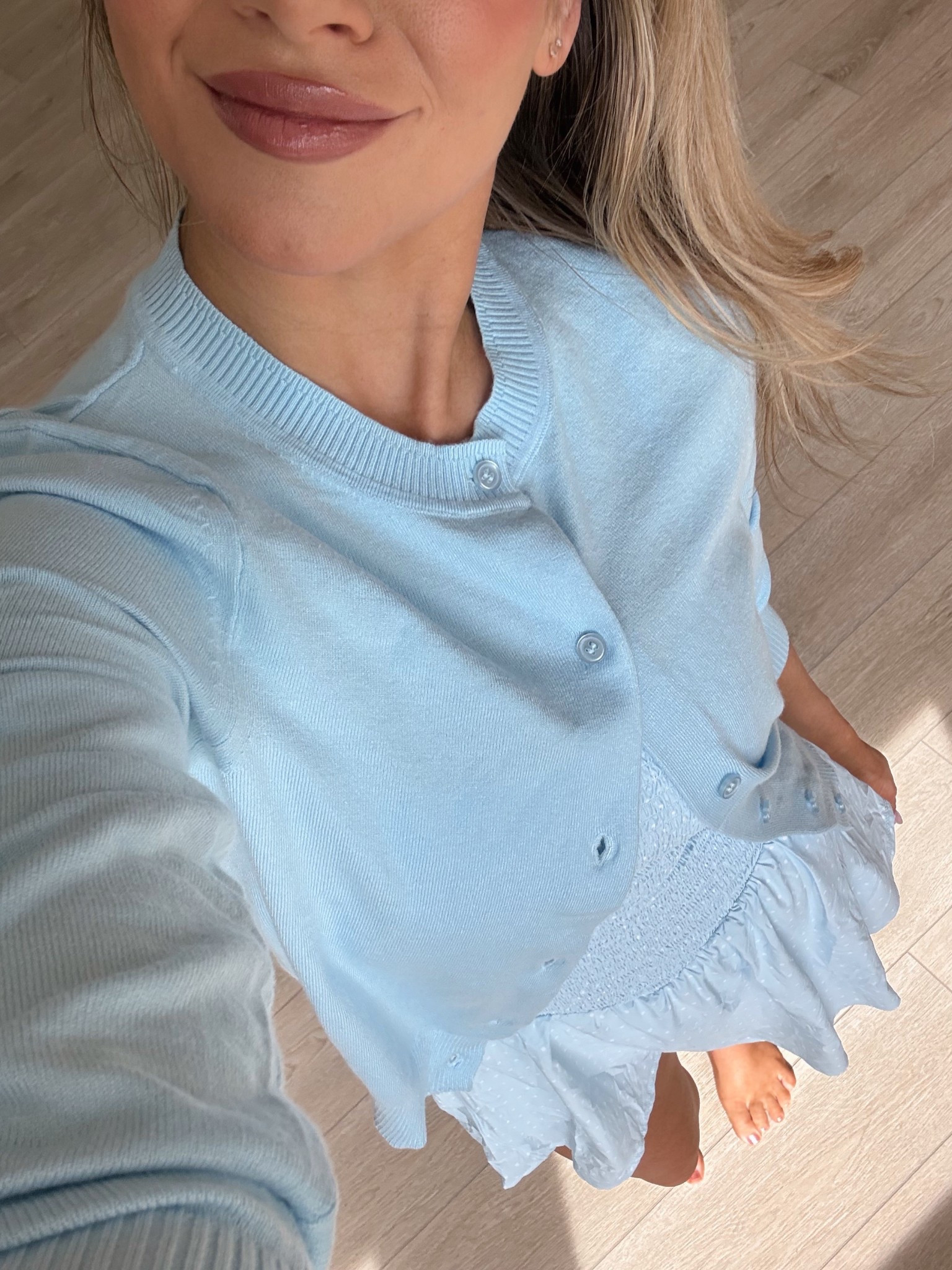 easy springy fit 🩵🌷

#LTKdayinmylife #LTKootd #LTKSaleAlert