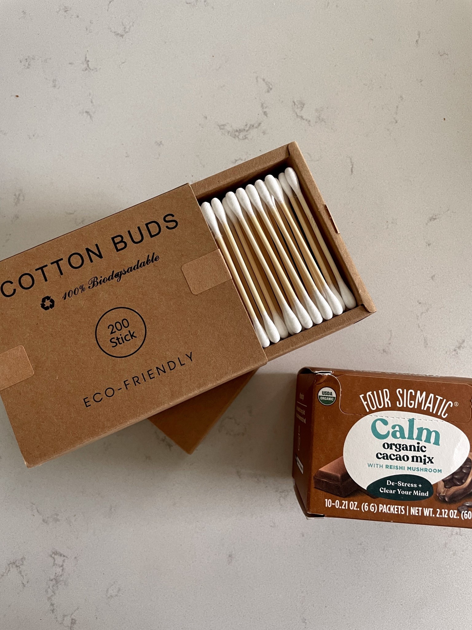 Random Amazon order: bamboo q-tips are a staple and the mushroom hot cocoa is a fall go-to!

#LTKFindsUnder50 #LTKHome #LTKSeasonal