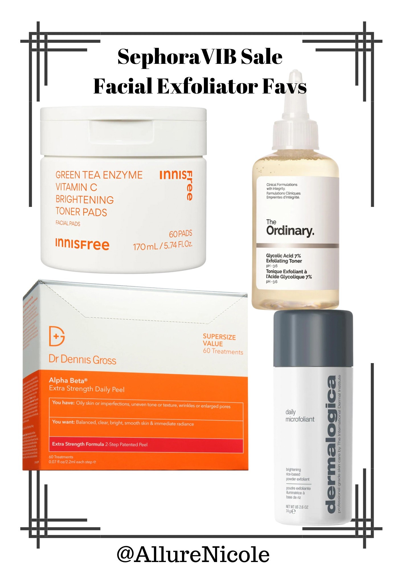Sephora VIB Sale Facial Exfoliation Favorites ✨