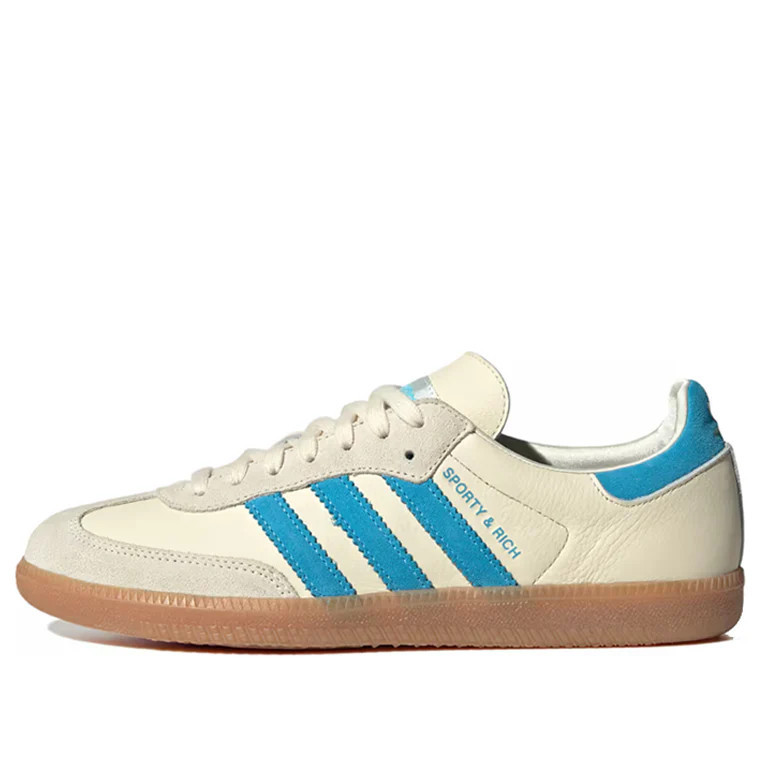 adidas x Sporty & Rich Samba OG 'Beige Blue' IE7096 | KICKS CREW